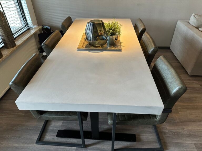 betonlook eettafel kopen